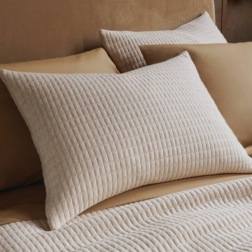 Standard TENCEL® Quilt Sham Khaki - Threshold™